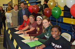 St. Ursula Academy Seniors Participate in Fall Athletic Signing Ceremony