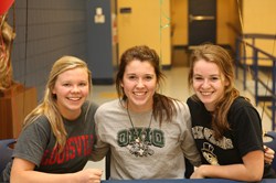 St. Ursula Academy Students Participate in Winter Athletic Signing Ceremony