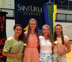 St. Ursula Academy Inducts 113 into  National Honor Society