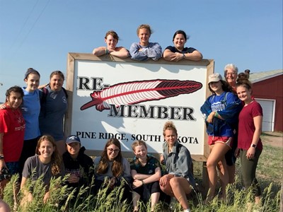 Saint Ursula Academy Students Travel to South Dakota to volunteer with Re-Member
